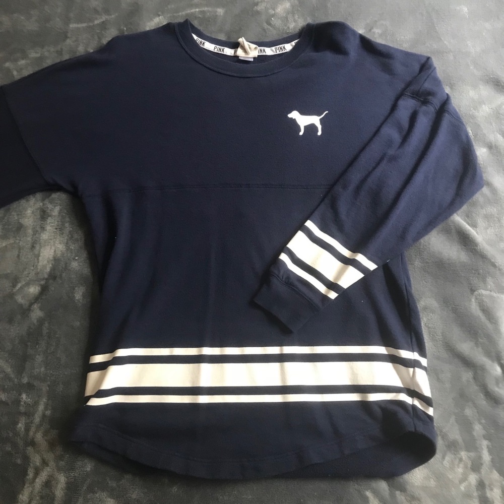 Dark Blue VS Pink Sweatshirt